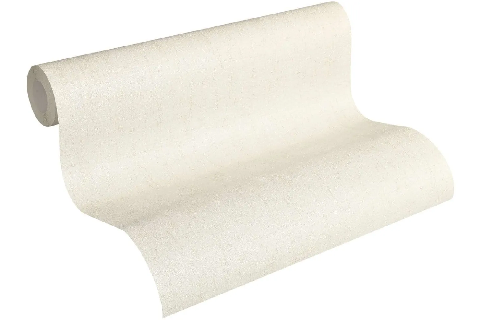 Vliestapete Uni meliert creme silber metallic 32262-2