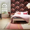 Vliestapete Uni meliert rosa beige 37430-1