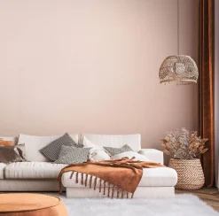 Vliestapete Uni Meliert Struktur Rosa 39353-3