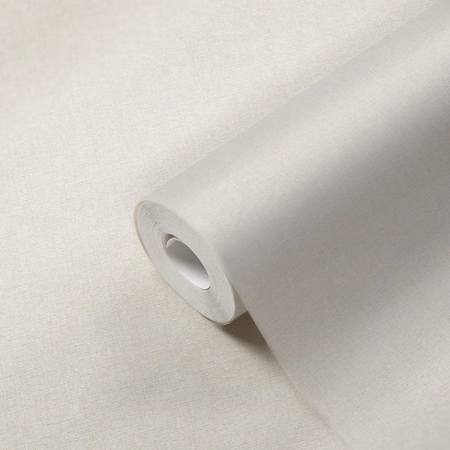 Vliestapete Uni Meliert Struktur Creme Beige 39353-1