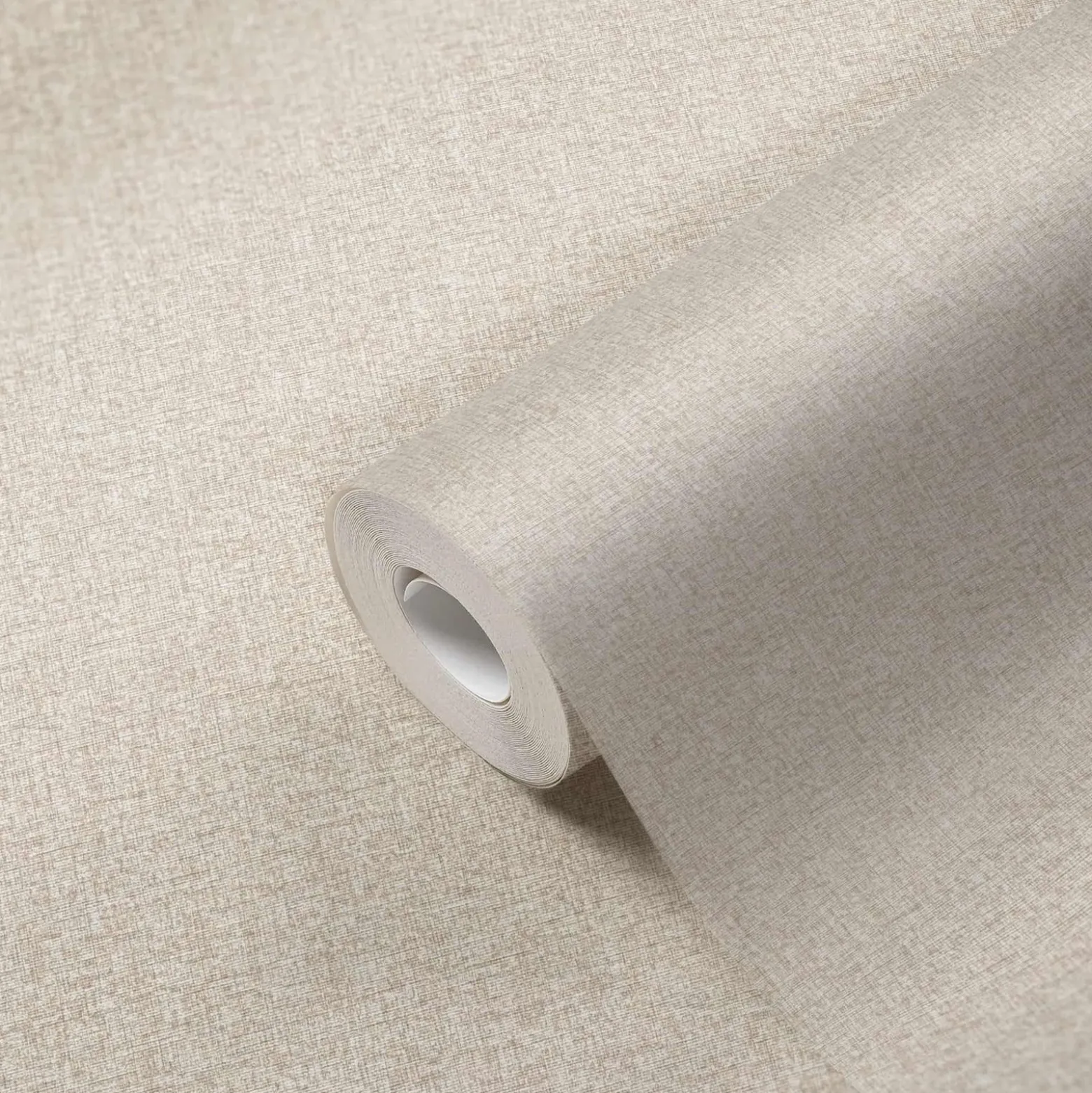 Vliestapete Uni Meliert Struktur Grau Beige 39353-2