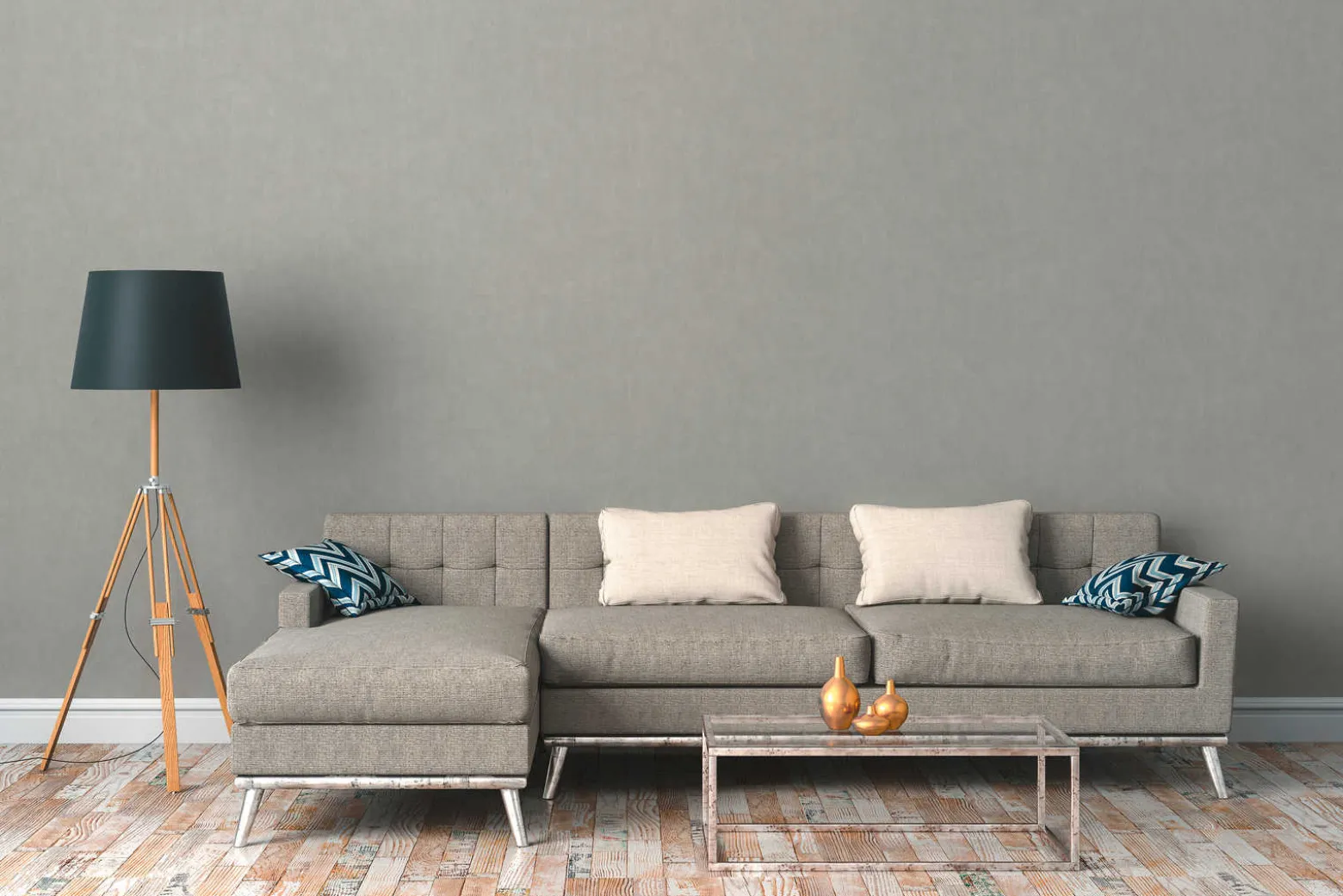 Vliestapete Uni Meliert taupe AS Creation 38024-1