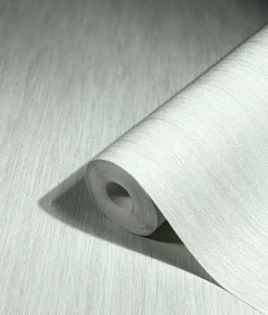 Vliestapete Uni Meliert weiß-grau silber metallic 85758