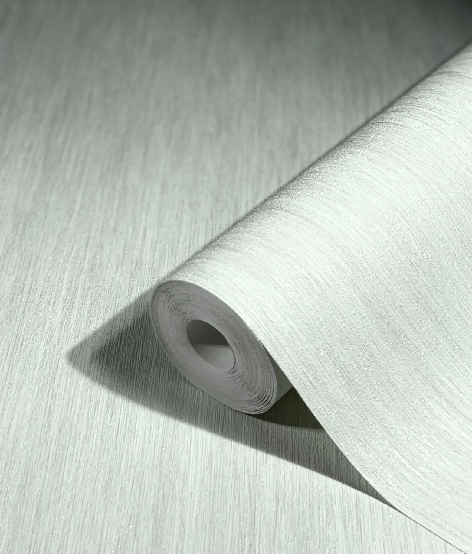 Vliestapete Uni Meliert weiß-grau silber metallic 85758