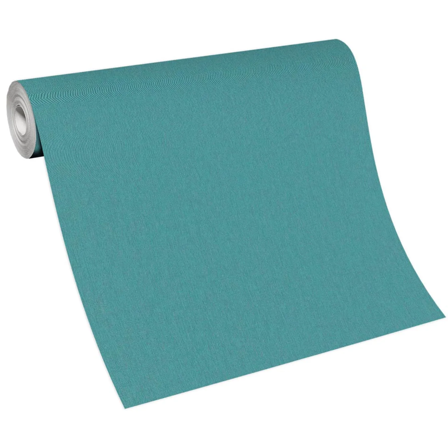 Vliestapete Uni Modern Textil Optik Türkis 10393-43