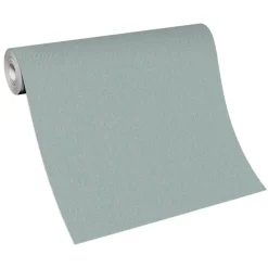 Vliestapete Uni Modern Textil Optik Blau Grau 10393-35