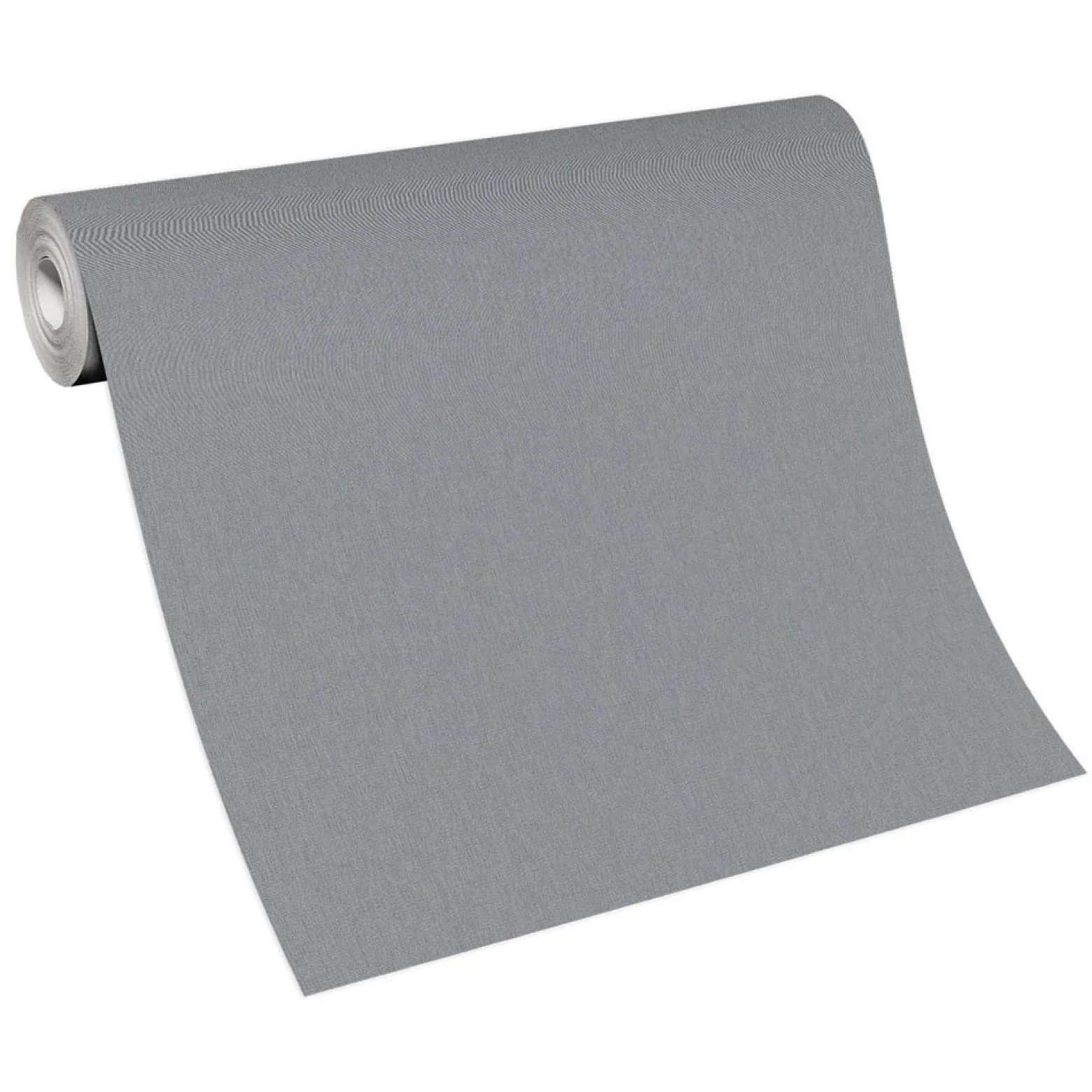 Vliestapete Uni Modern Textil Optik Dunkelgrau 10393-34