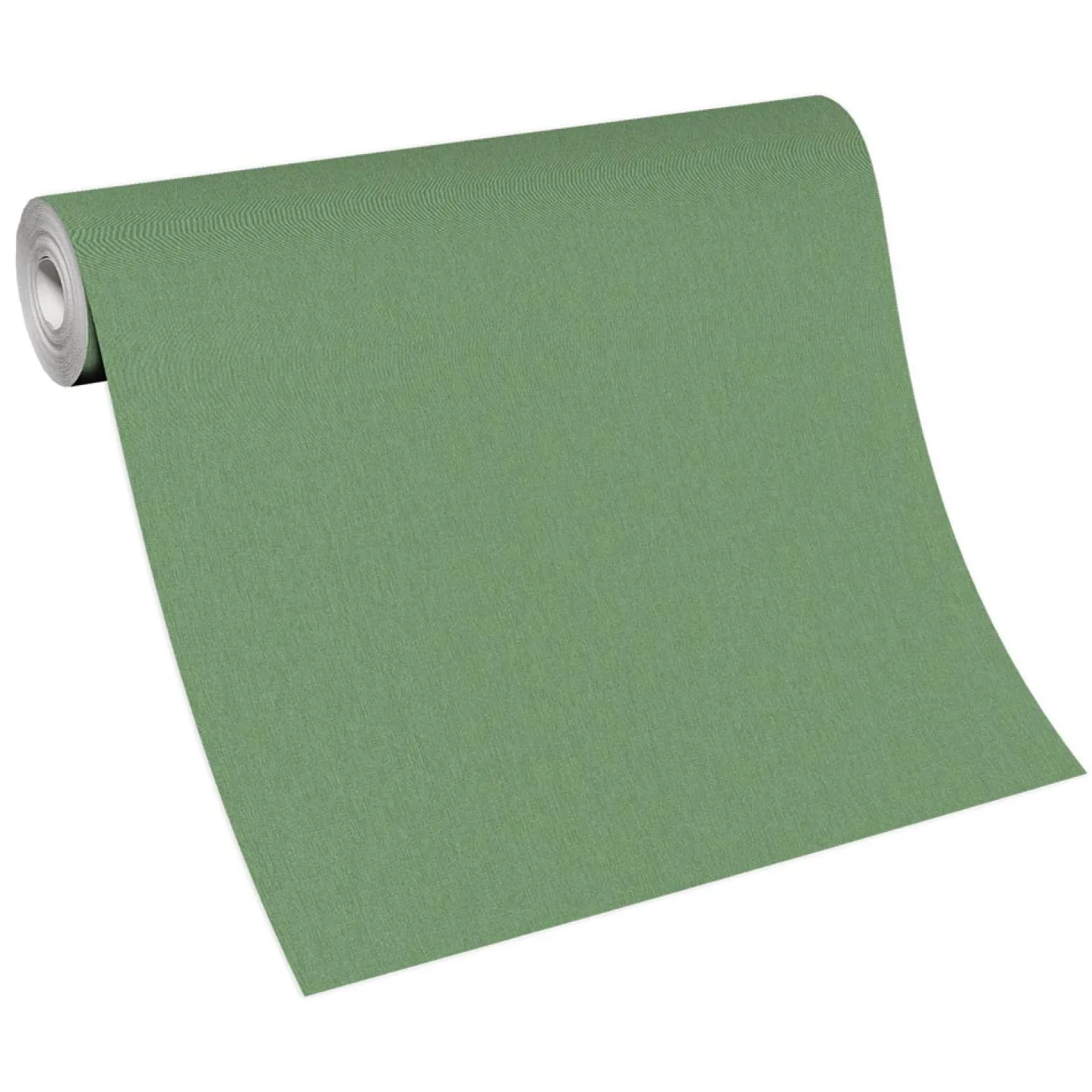 Vliestapete Uni Modern Textil Optik Grün 10393-07