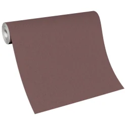 Vliestapete Uni Modern Textil Optik Braun Rot 10393-21