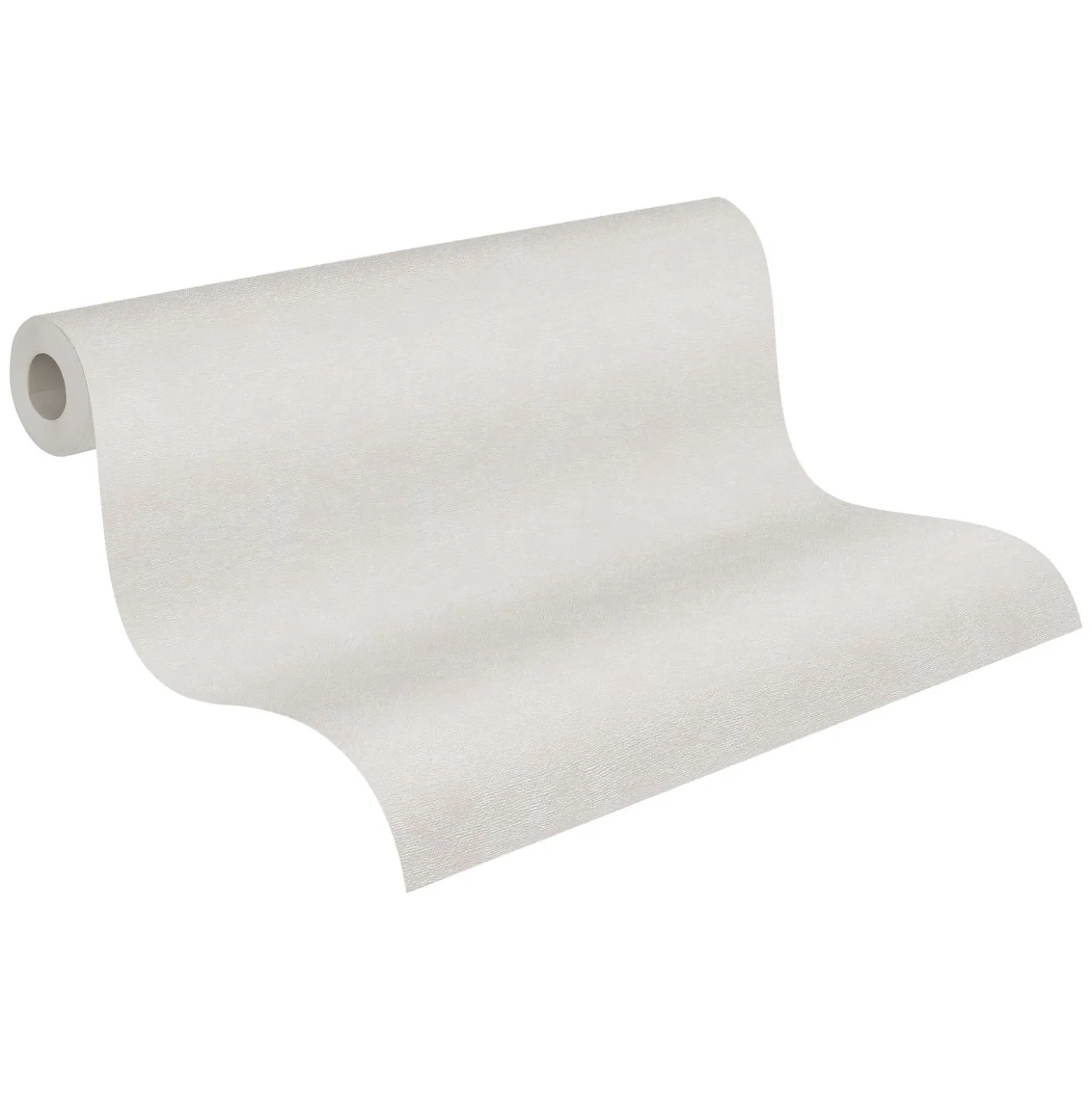 Vliestapete Uni Modern Textiloptik Hellgrau 39341-5