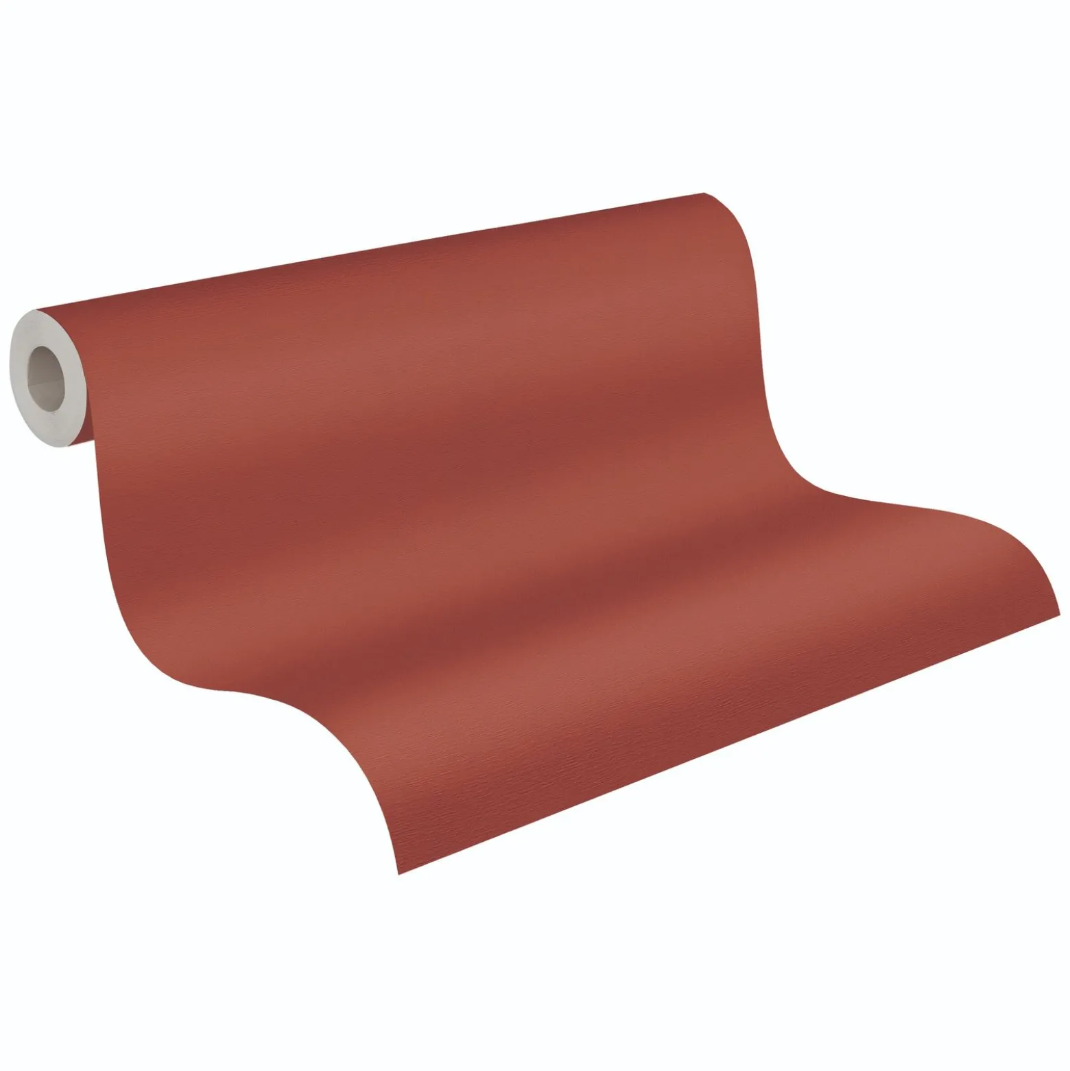 Vliestapete Uni Modern Textiloptik Orange Rot 3957-95