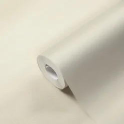 Vliestapete Uni Modern Textiloptik Creme Weiß 39341-4
