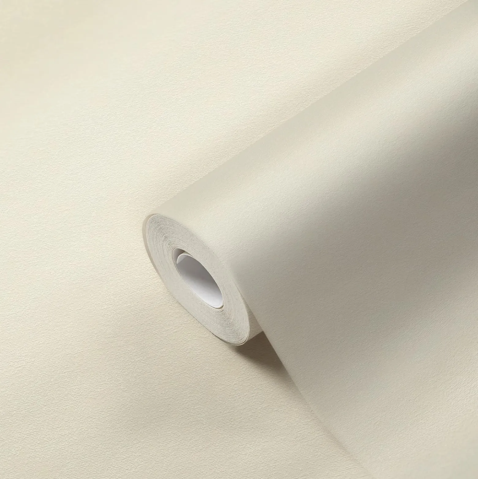 Vliestapete Uni Modern Textiloptik Creme Weiß 39341-4