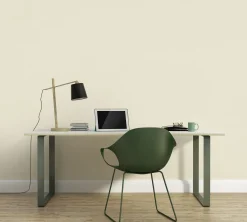 Vliestapete Uni Modern Textiloptik Creme Weiß 39341-4