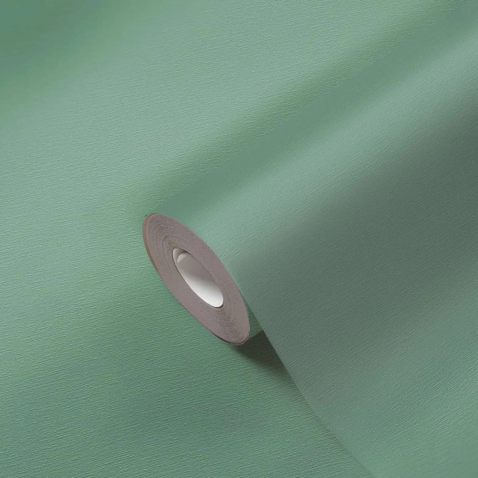 Vliestapete Uni Modern Textiloptik Grün 3958-01