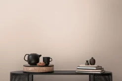 Vliestapete Uni Modern Textiloptik Creme Beige 3957-57