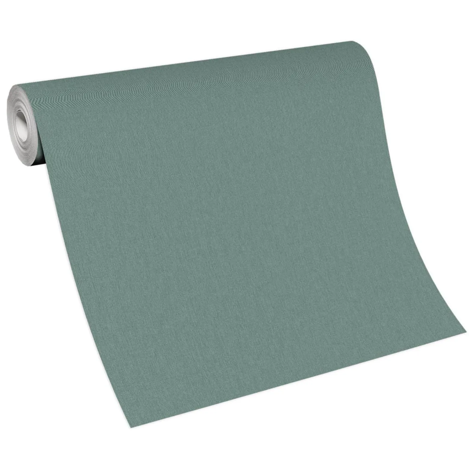 Vliestapete Uni Modern Textil Optik Grün Grau 10393-36