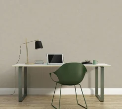 Vliestapete Uni Modern Textiloptik Grau Beige 39341-2