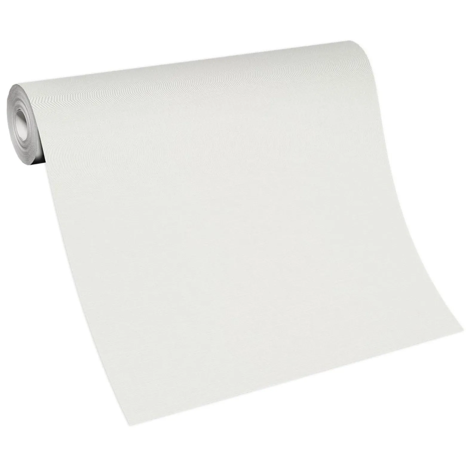 Vliestapete Uni Modern Textil Optik Weiß 10393-01