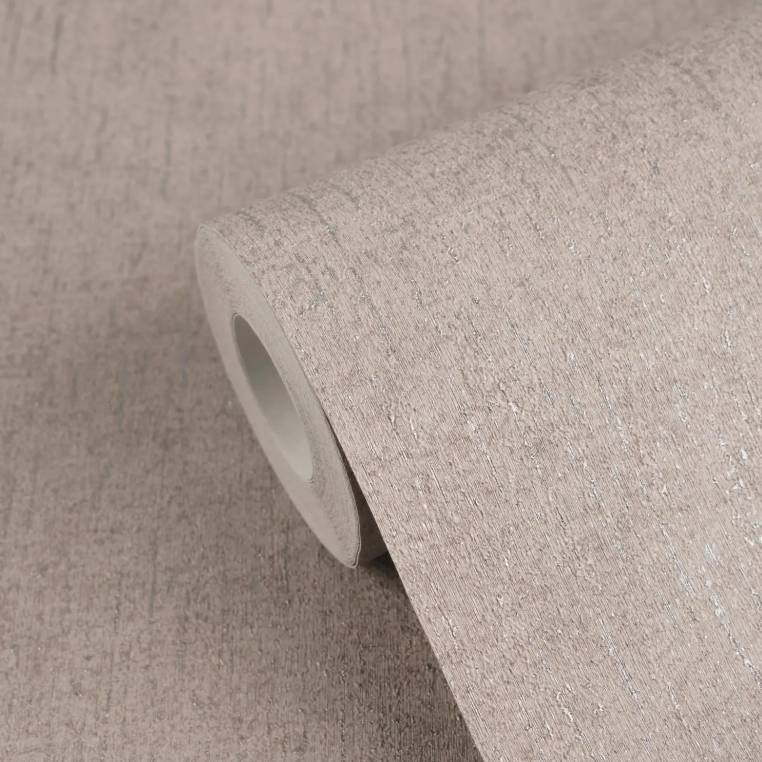 Vliestapete Uni Putzoptik Beige Grau Metallic 79201-8