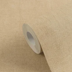 Vliestapete Uni Putzoptik Shabby Beige Braun 79044-3