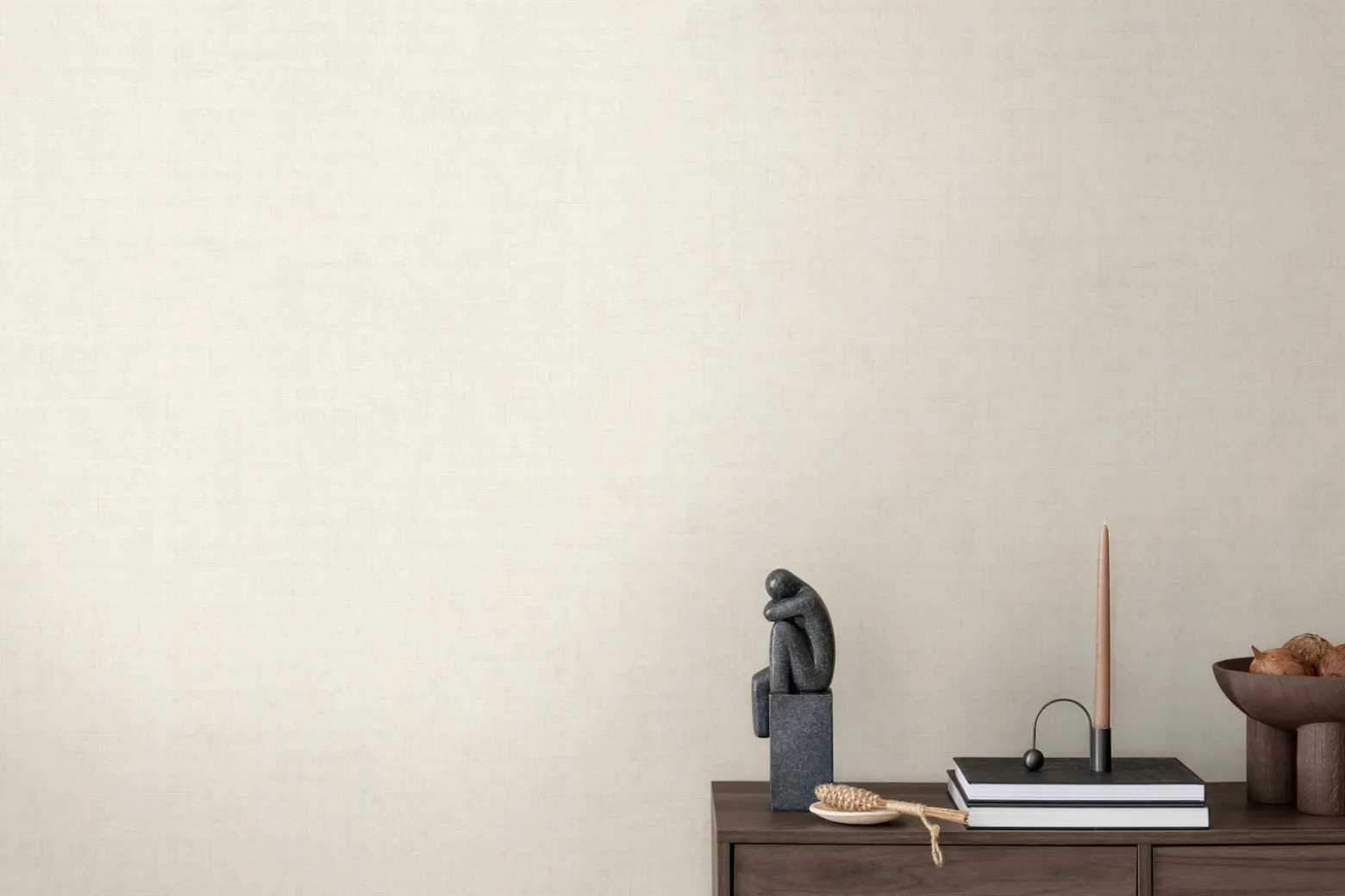 Vliestapete Uni Putzoptik Shabby Creme Beige 79044-5