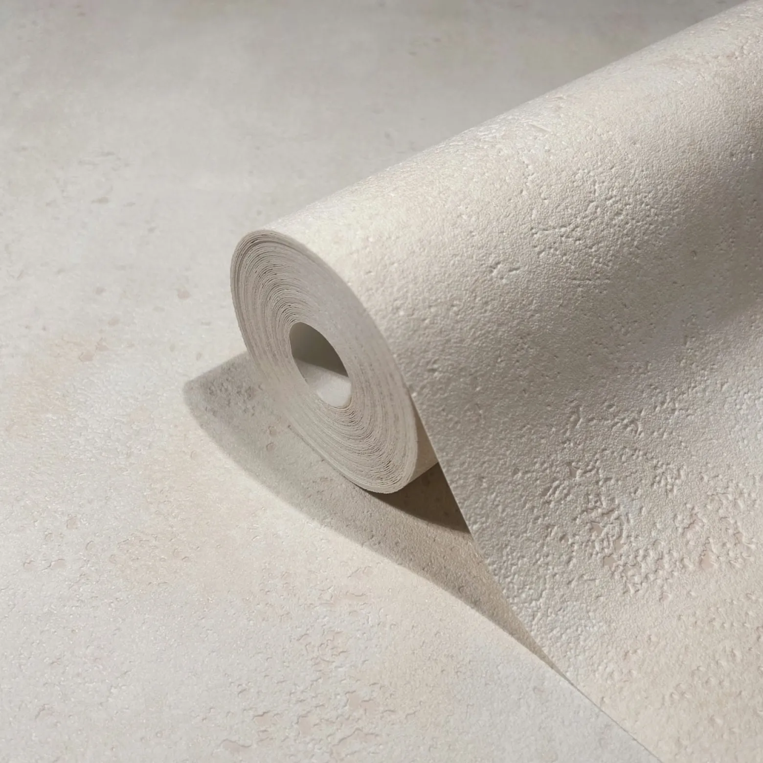 Vliestapete Uni Putz Struktur Creme Orange 82397