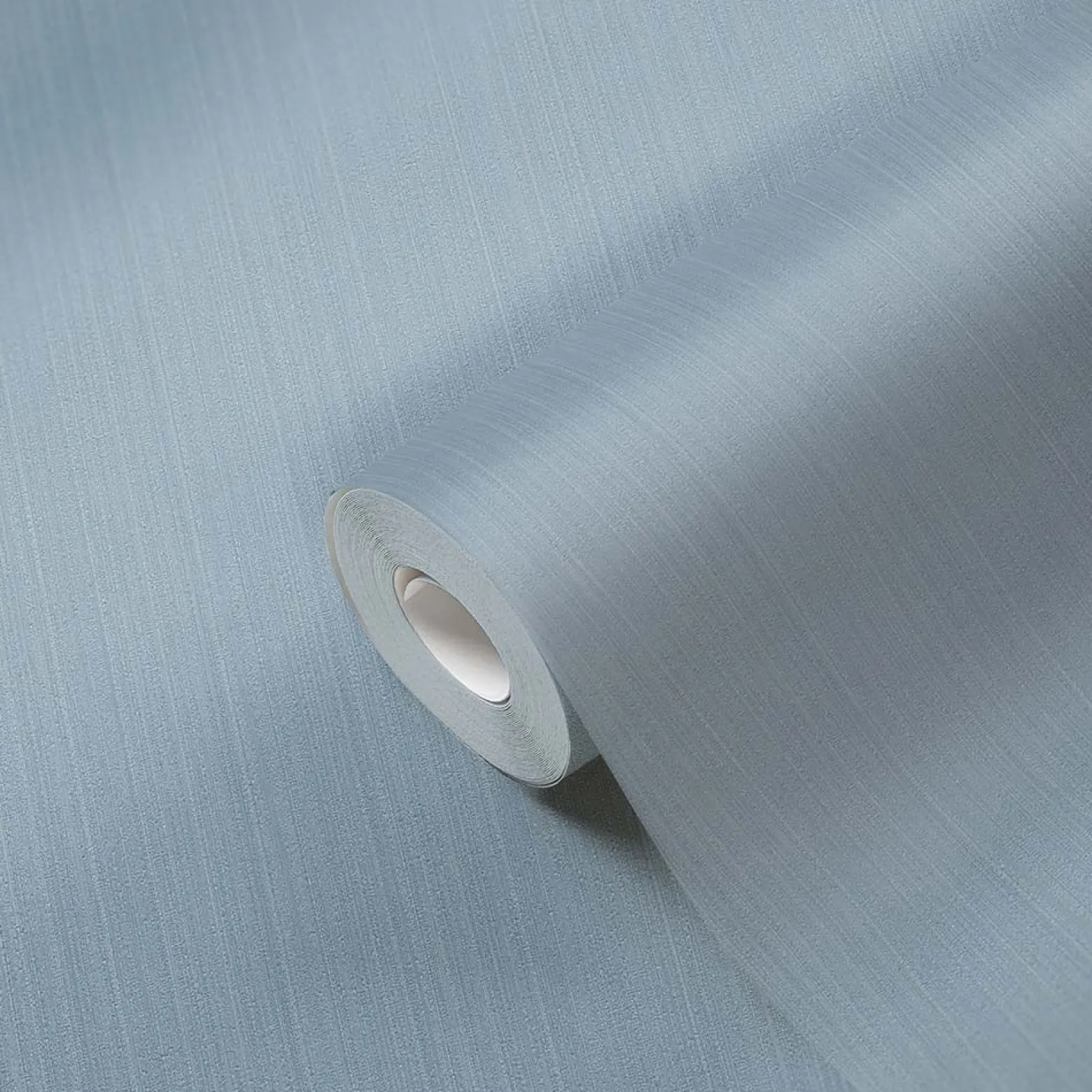 Vliestapete Uni Streifen Struktur blau 38098-7