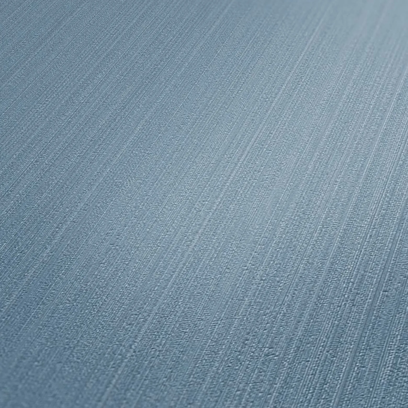 Vliestapete Uni Streifen Struktur blau 38098-7
