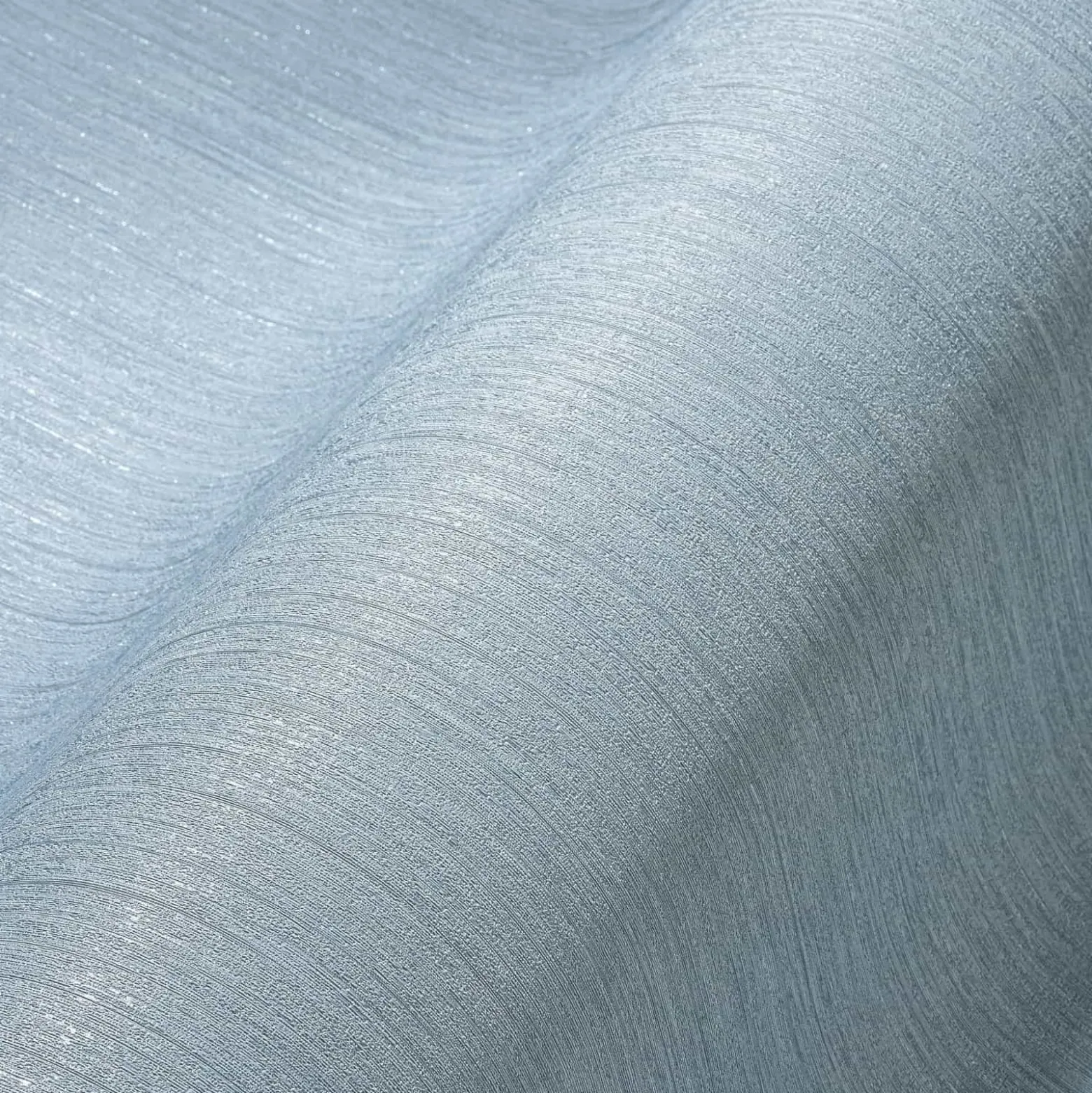 Vliestapete Uni Streifen Struktur blau 38098-7