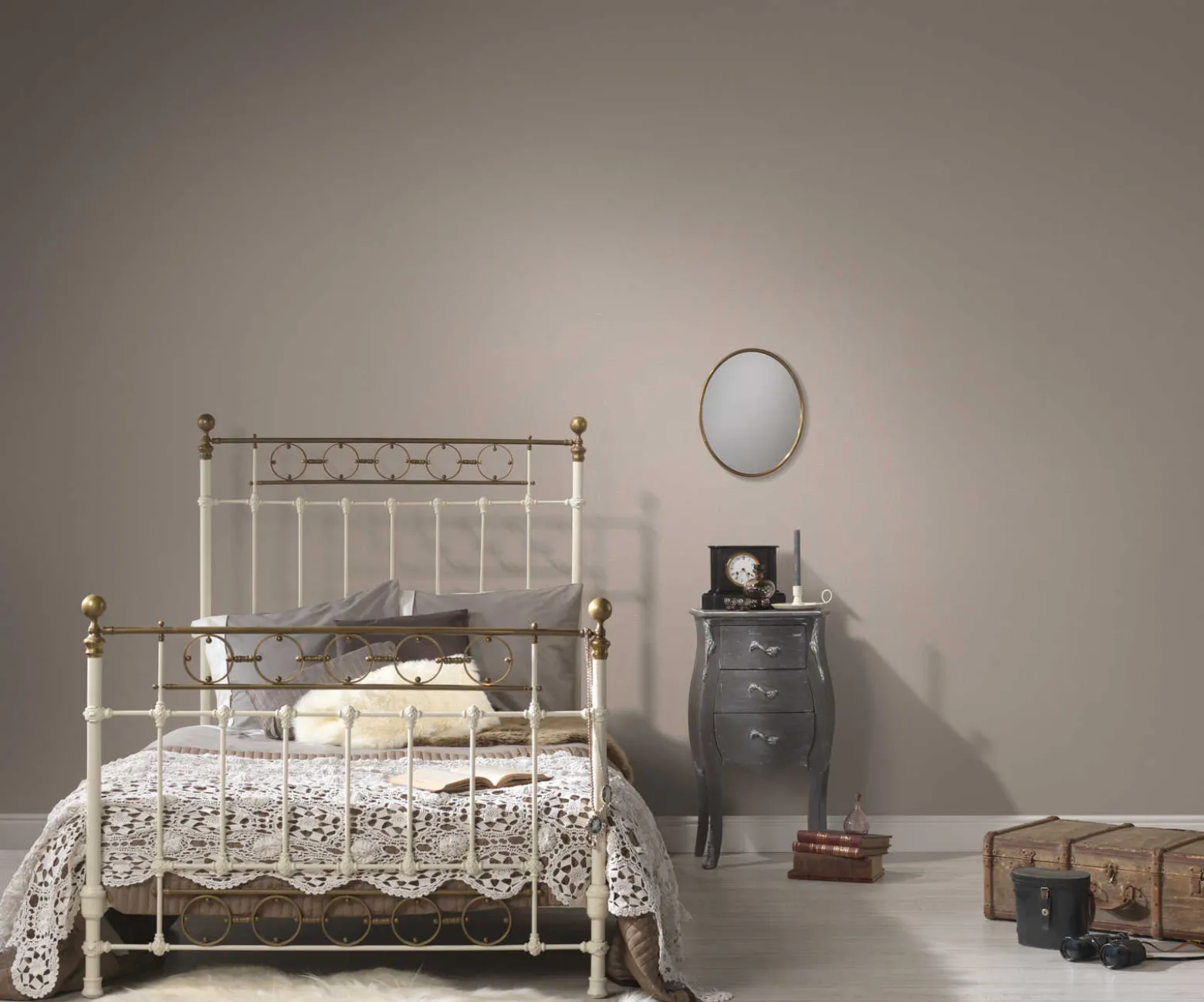 Vliestapete Uni Struktur beige AS Creation 37831-6