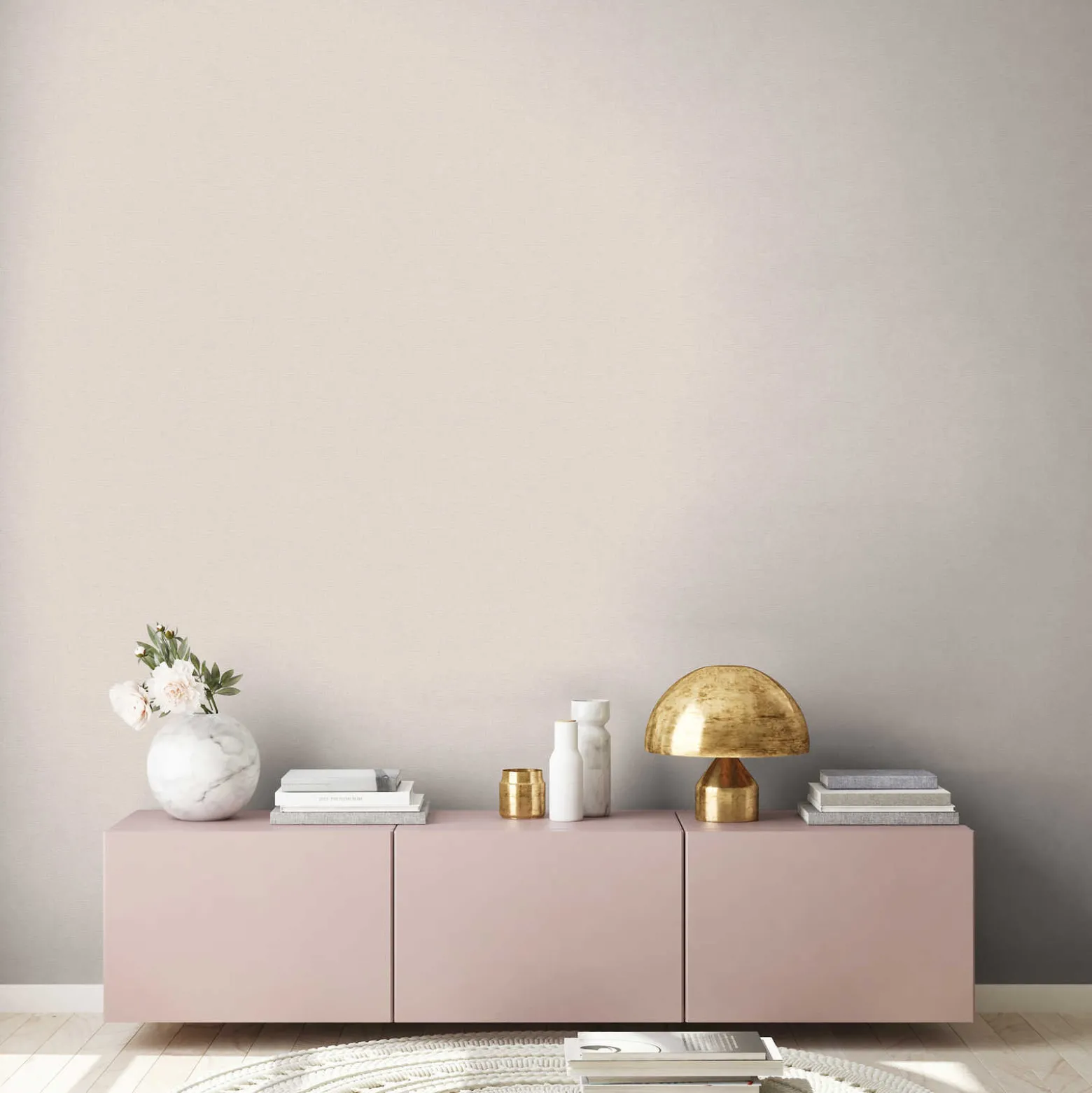 Vliestapete Uni Struktur beige AS Creation 37831-6