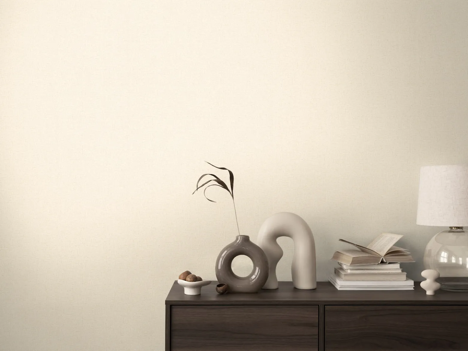 Vliestapete Uni Struktur Beige Gold Metallic 79065-1