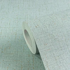 Vliestapete Uni Struktur Blau Grün Metallic 79067-2