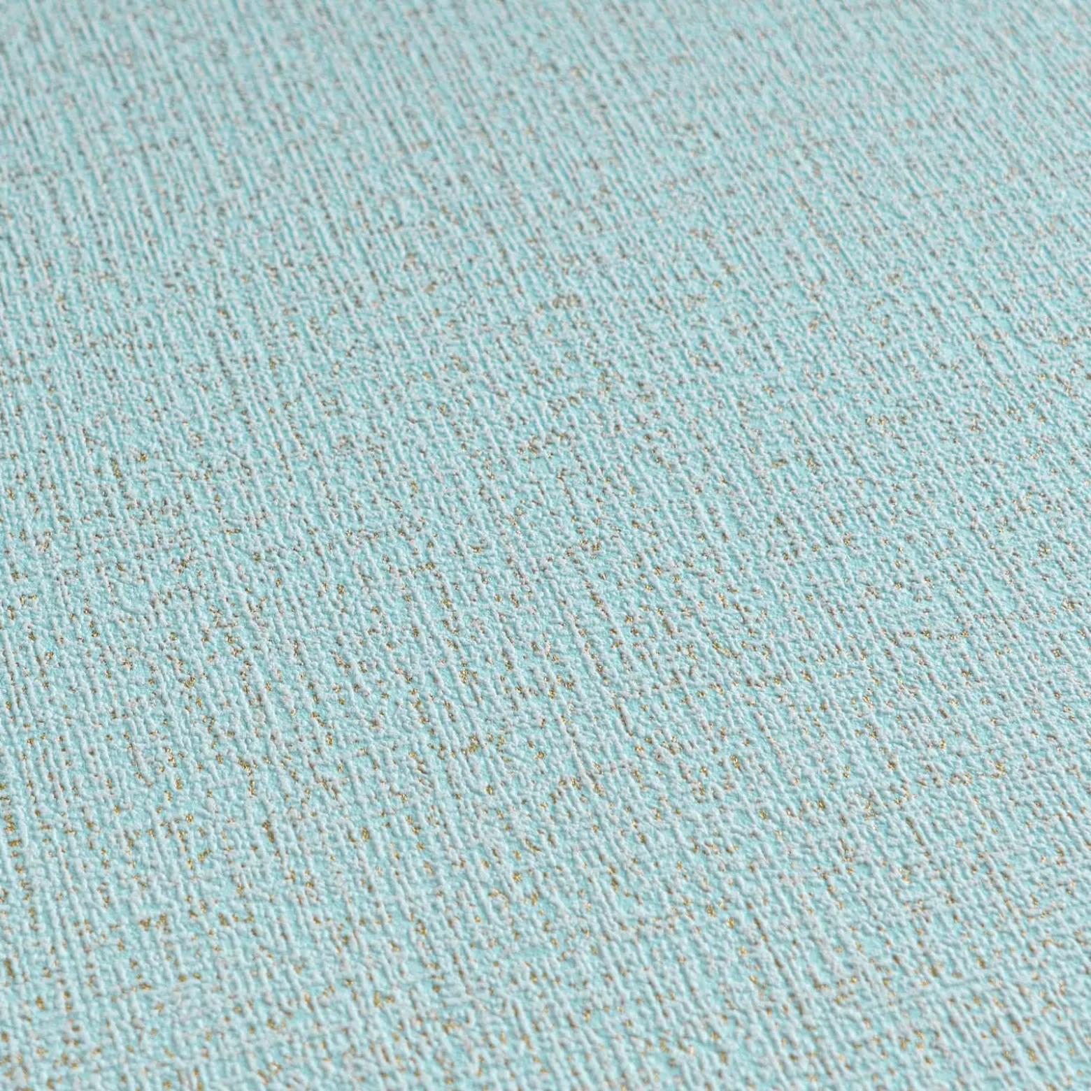 Vliestapete Uni Struktur Blau Gold Metallic 79065-4