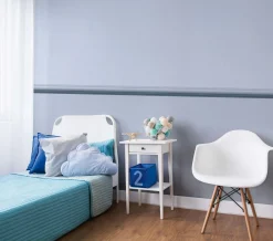 Vliestapete Uni Struktur Blau Glitzer 34416 Marburg