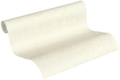 Vliestapete Uni Struktur creme 3724-06