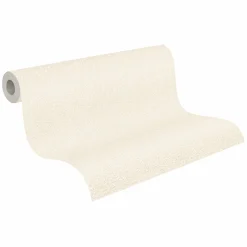 Vliestapete Uni Struktur Creme Gold Metallic 79065-2