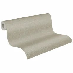 Vliestapete Uni Struktur Kratzer Braun Grau 39648-6