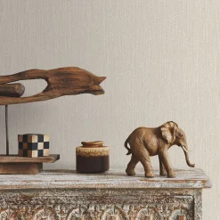 Vliestapete Uni Struktur Linien Creme Beige 10396-02