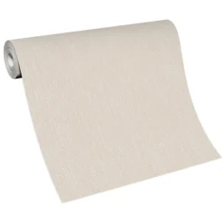 Vliestapete Uni Struktur Linien Creme Beige 10396-02
