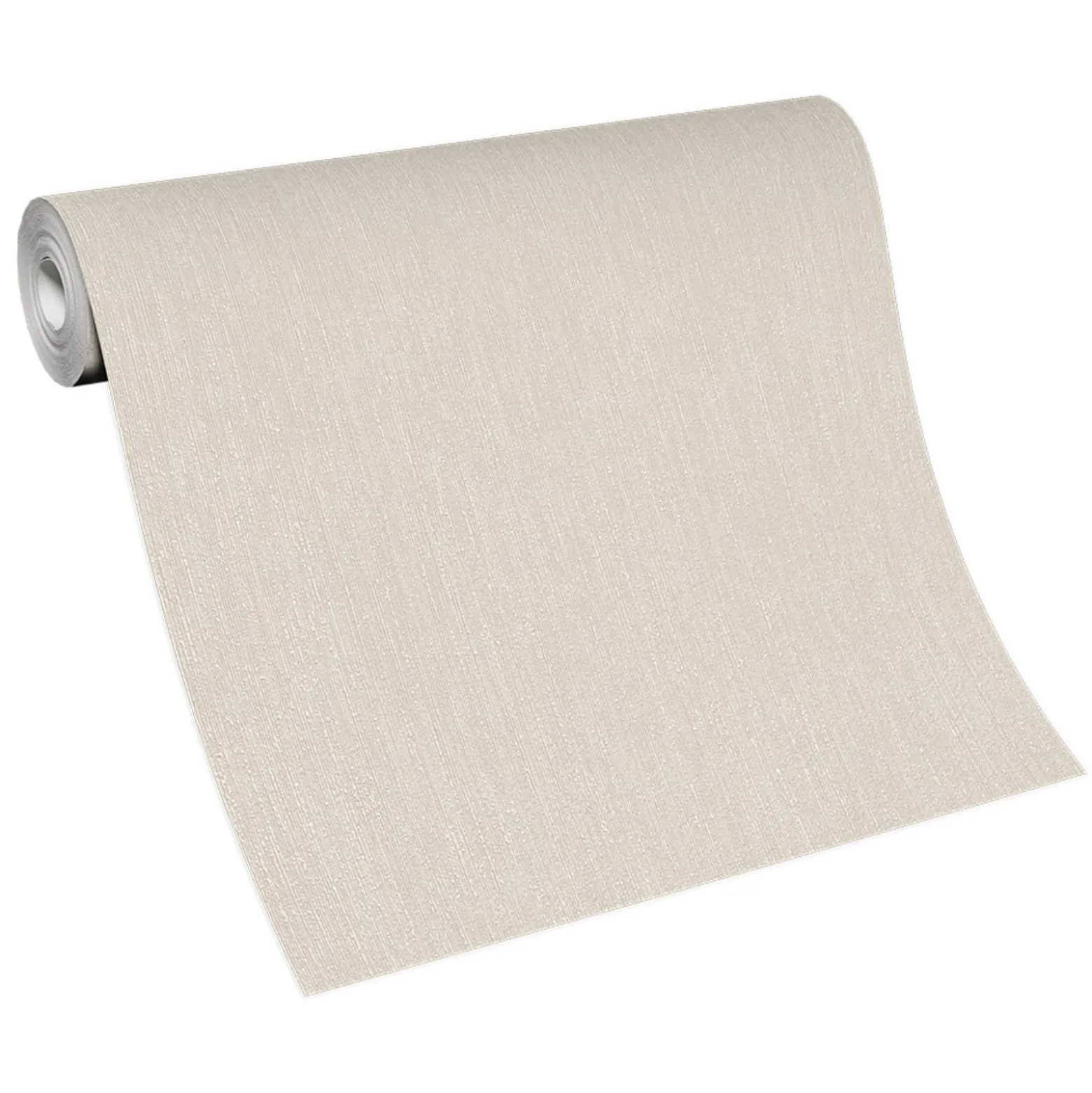 Vliestapete Uni Struktur Linien Creme Beige 10396-02