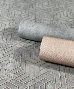 Vliestapete Uni Struktur Metallic gold 32628