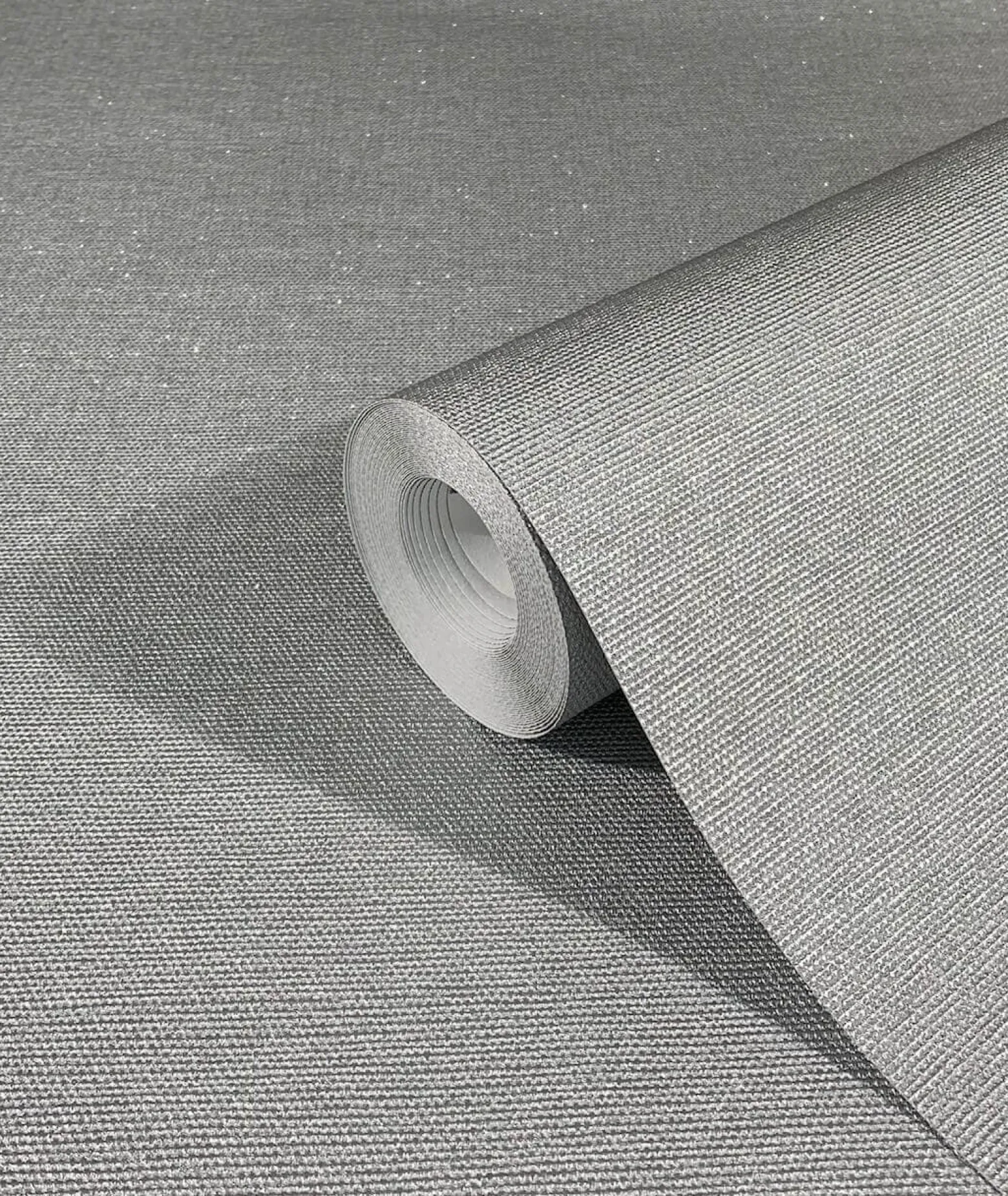 Vliestapete Uni Struktur Metallic silber 32626