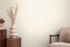 Vliestapete Uni Struktur Modern Creme Weiß 79066-1