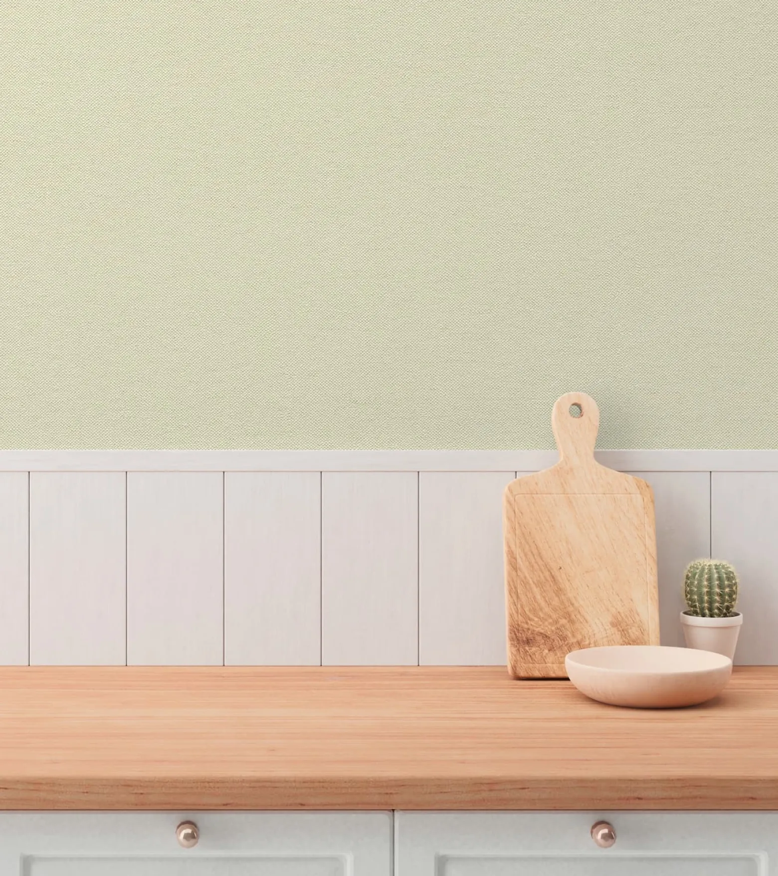 Vliestapete Uni Struktur Modern Grün Creme 79097-6