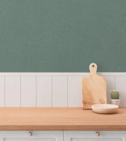 Vliestapete Uni Struktur Modern Grün Blau 79097-7