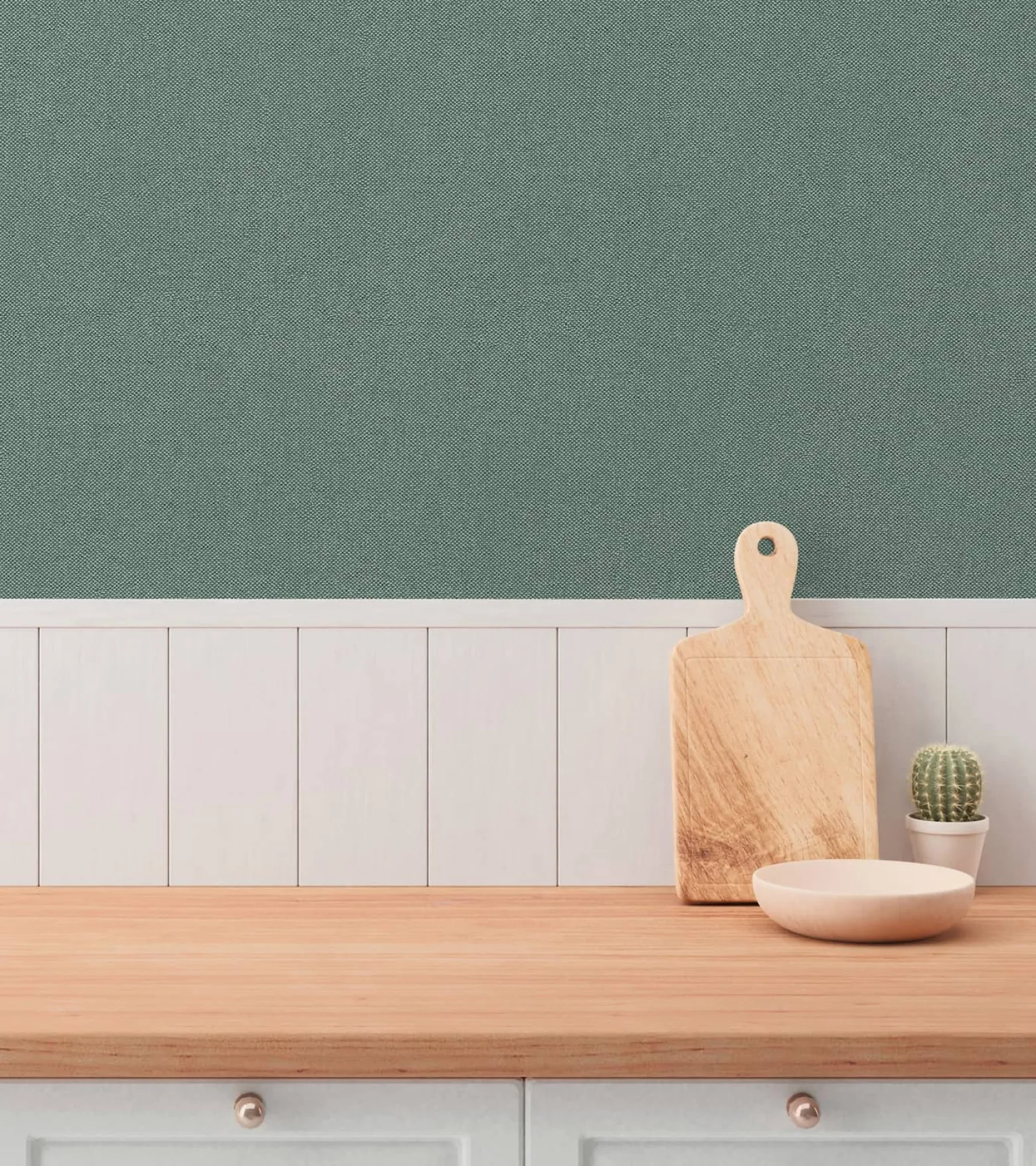 Vliestapete Uni Struktur Modern Grün Blau 79097-7