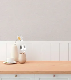 Vliestapete Uni Struktur Modern Grau Creme 79097-1