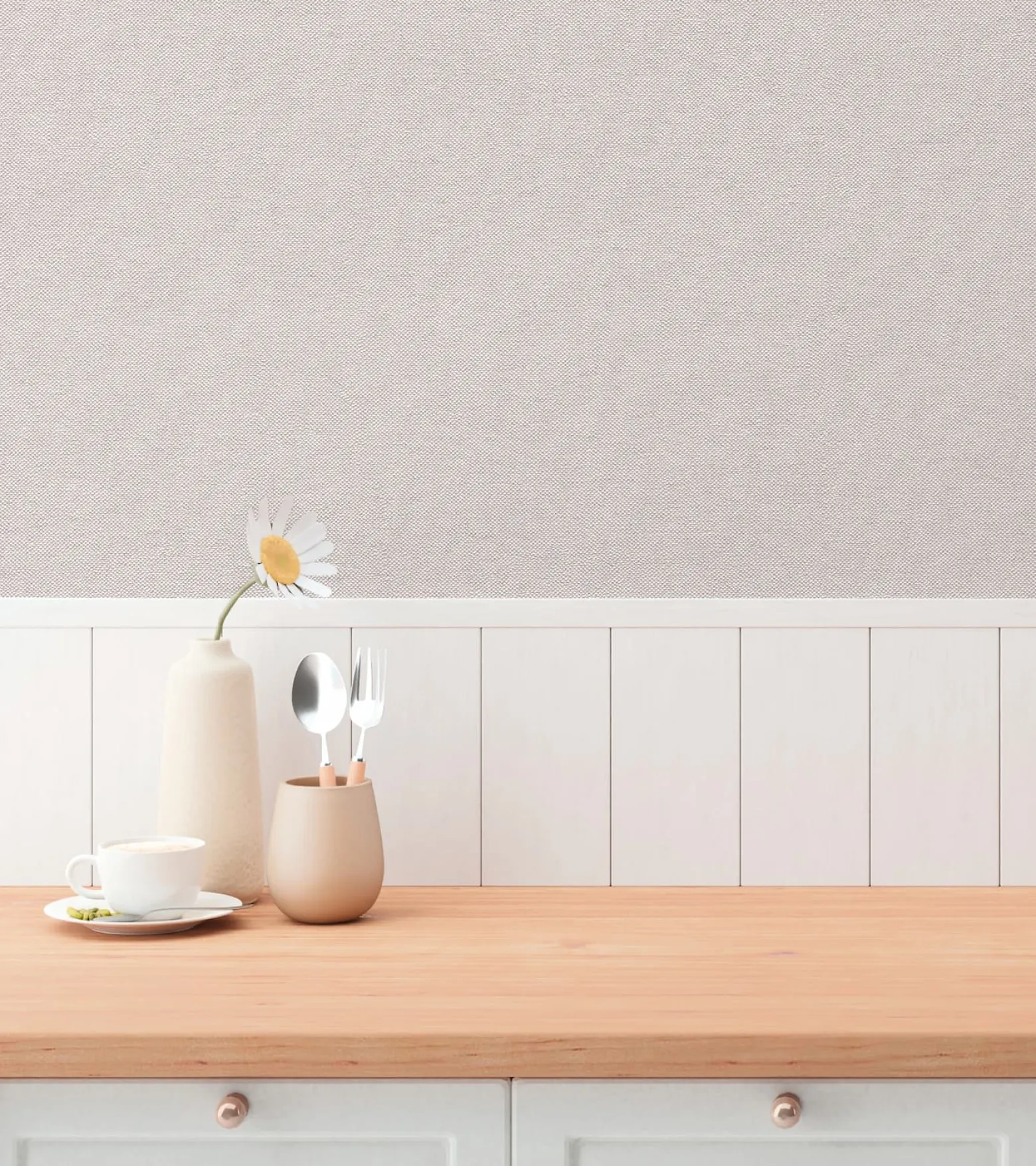 Vliestapete Uni Struktur Modern Grau Creme 79097-1